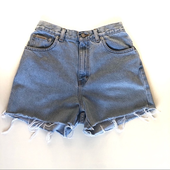calvin klein jean shorts womens